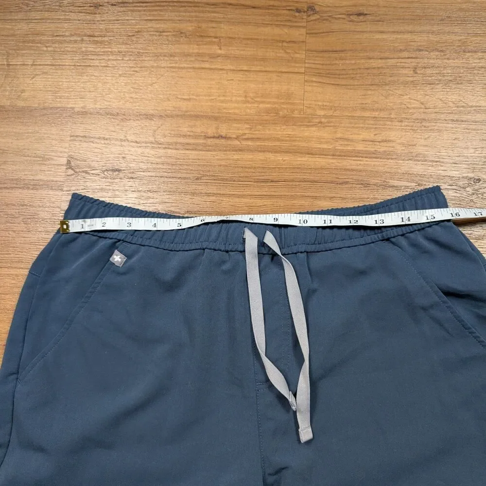 FIGS Tansen Jogger Scrub Pants Large Blue Technical Collection Medical